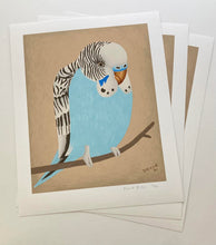 Load image into Gallery viewer, Parakeet 11 x 14&quot; archival print

